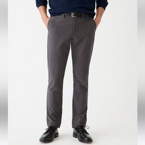 J Crew 770 Straight-Fit Midweight Tech Pant Gray Career Minimalist 2023-38x32